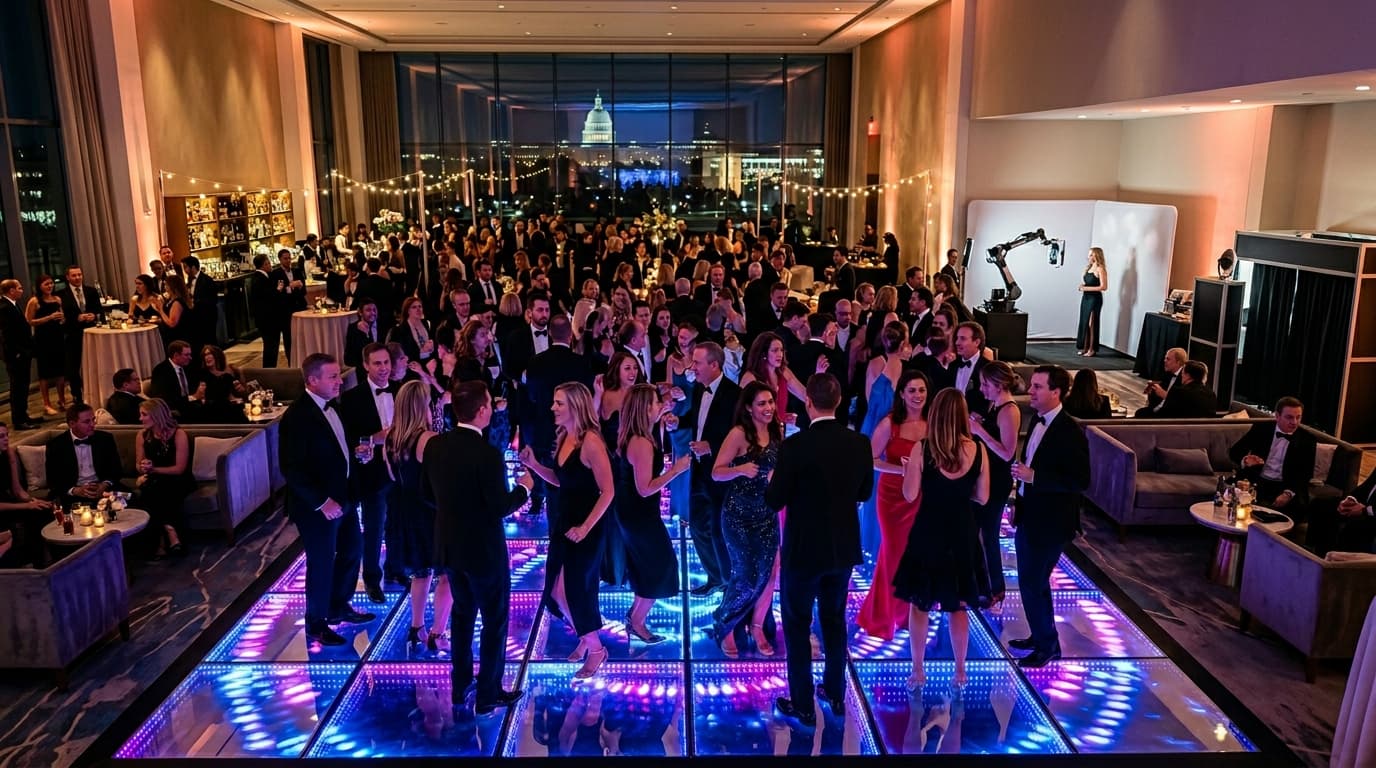 Dance Floor Rental with Stunning Visual Effects