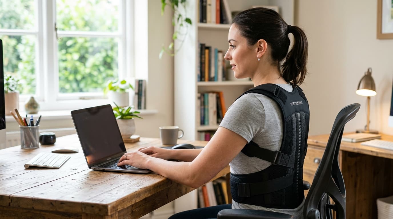 Back Posture Corrector for Long Hours at a Desk | The Posture Saver