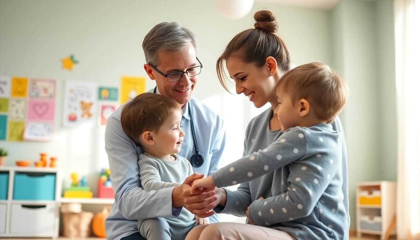 Child therapist utilizing ABA therapy in Brighton, fostering growth and happiness in a colorful setting.