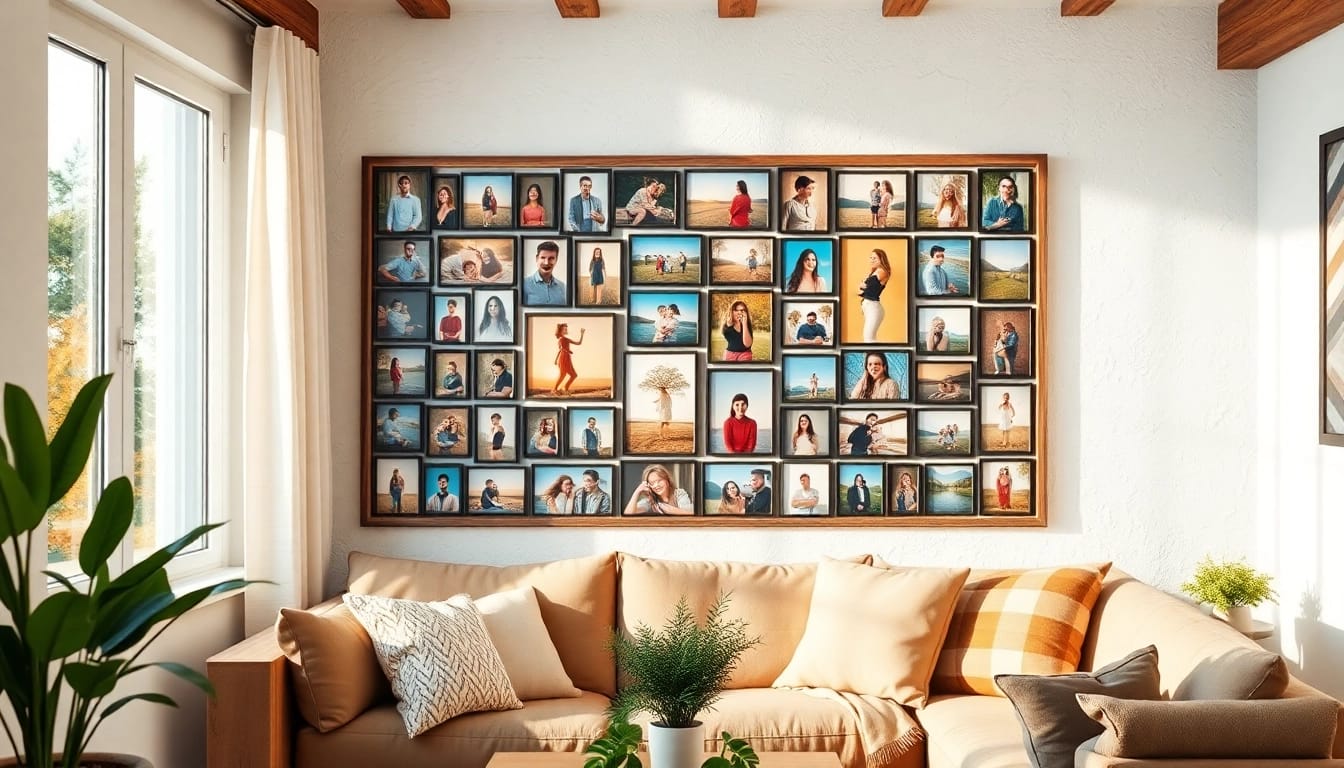 Massive Mosaic of Human Faces Worldwide