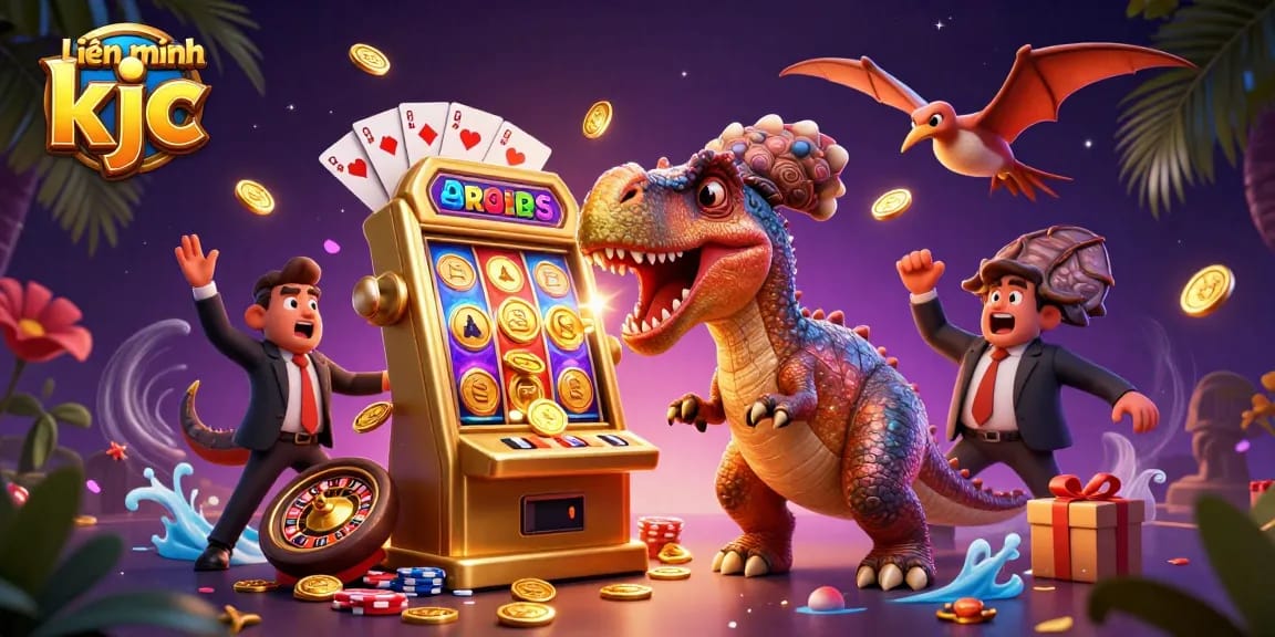Experience the thrilling Liên minh kjc gambling scene with dynamic characters and vibrant casino elements.