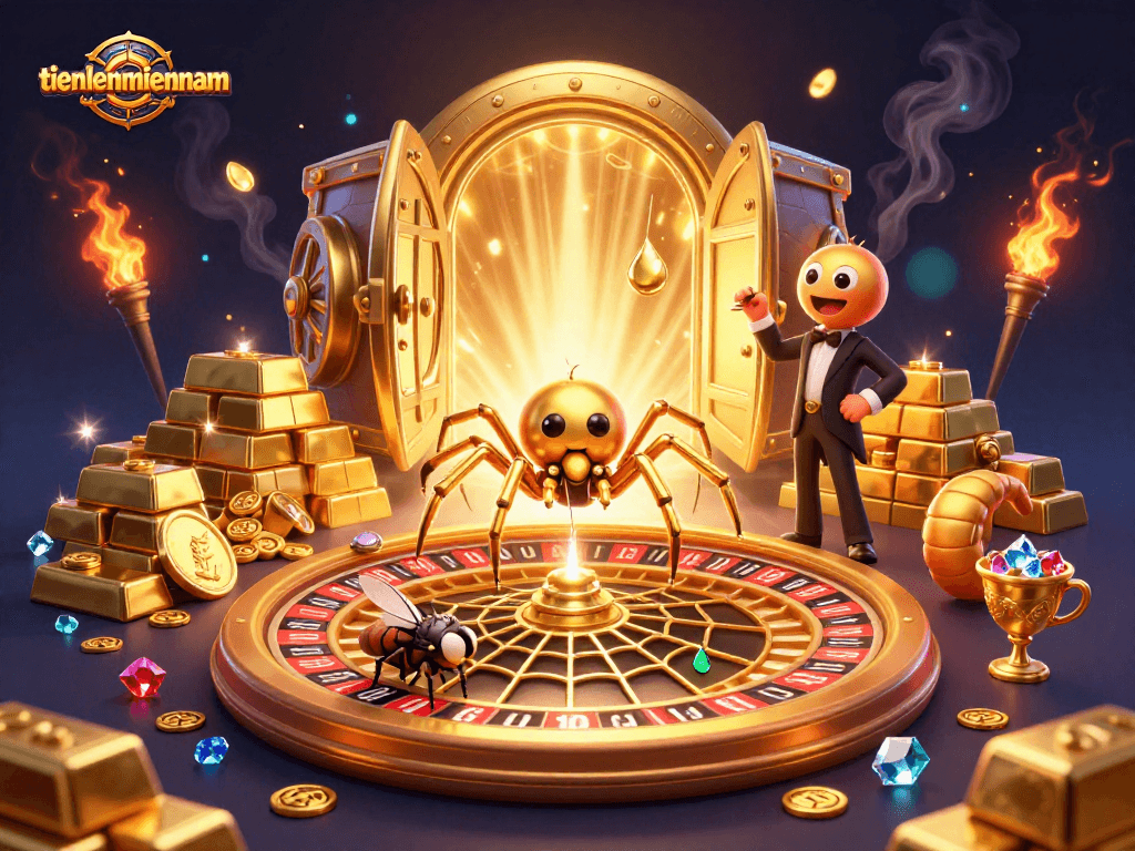 Engage with the thrilling world of tienlenmiennam as players spin the roulette wheel and place bets nervously.