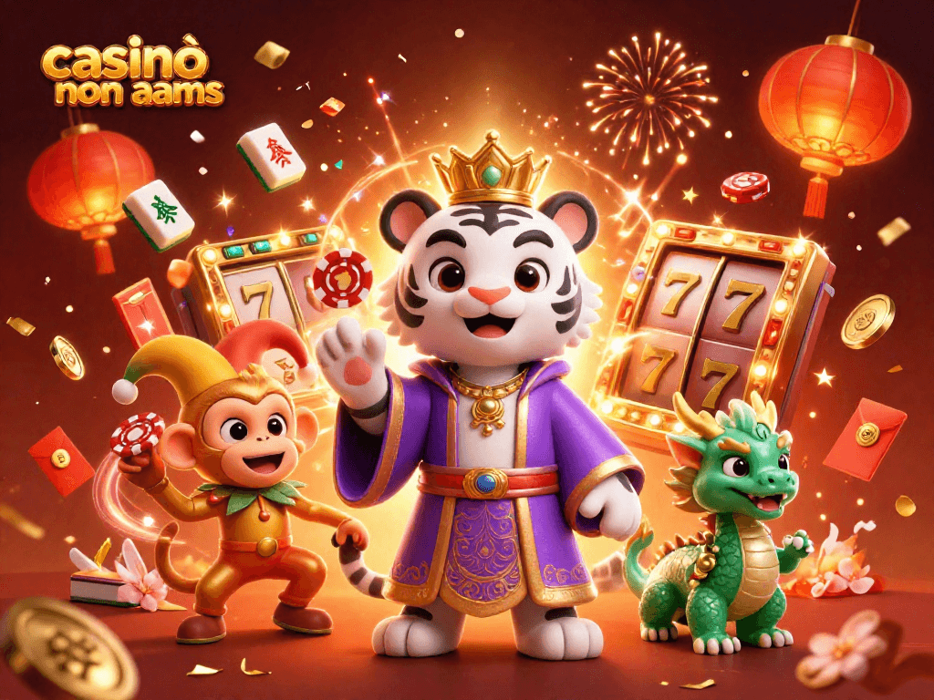 Gioca nei casinò online non aams e vinci con il tigre bianco e il giullare d'oro.