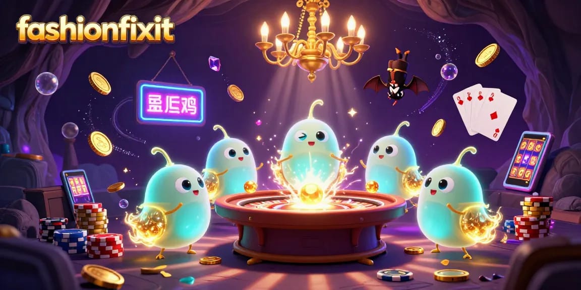 Experience the thrill at fashionfixit with glowing casino elements and vibrant game features.