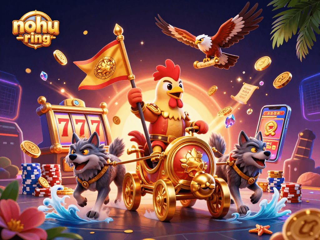 Engage in nohu-ring slots with the captivating rooster warlord and spectacular prizes.