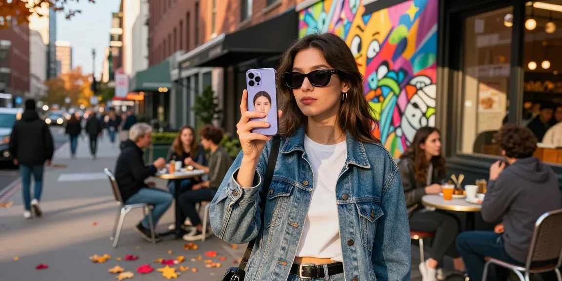 Discover how old do I look as a young woman uses an age estimation app in the city.