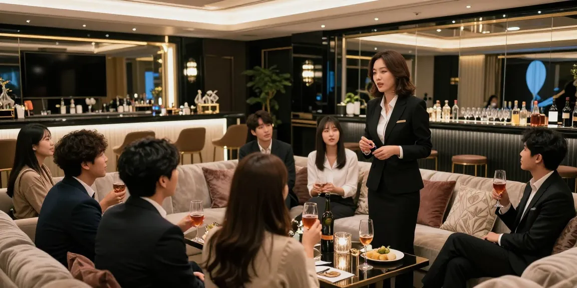 강남구구단 쩜오의 고급스러운 룸에서의 특별한 엔터테인먼트 세션