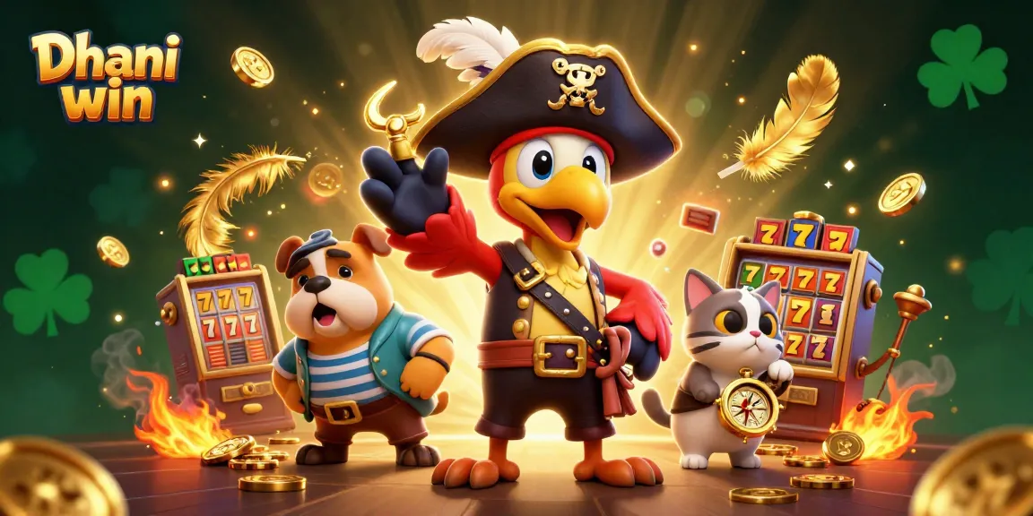 Dhani win features exciting slot games with vibrant characters and dynamic action.