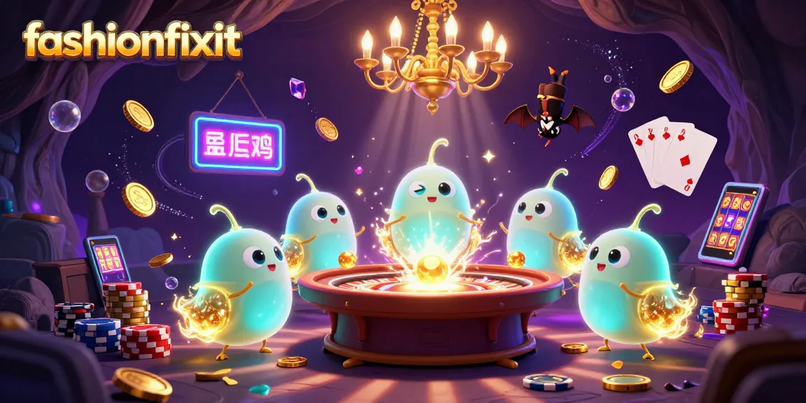 Experience the thrill at fashionfixit with glowing casino elements and vibrant game features.