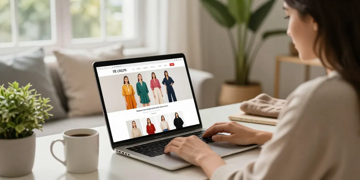 Pengalaman belanja online mewah di LUXURY12 Link Alternatif dengan wanita browsing produk modis.