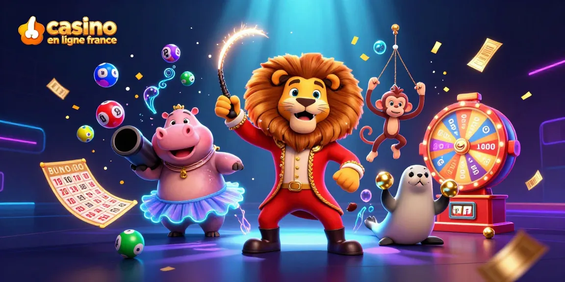 Jouez à des jeux gagnants sur casino en ligne france avec nos personnages animés colorés et des éléments de loterie captivants.
