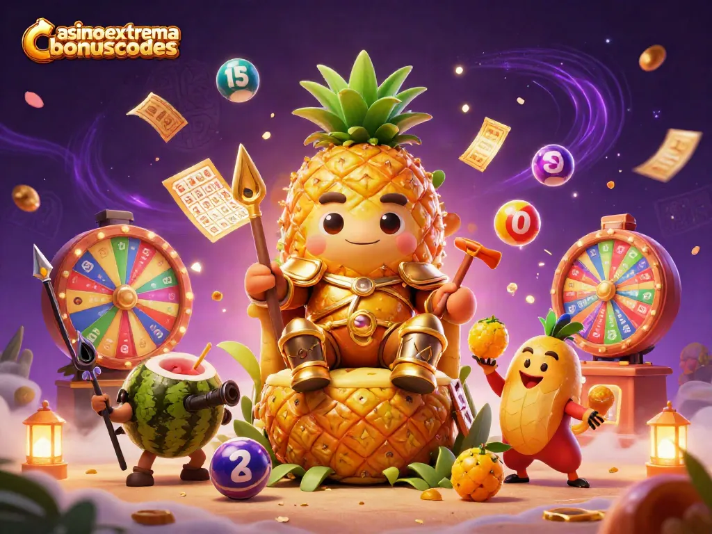 Experience the thrill of winning with casinoextremebonuscodes in this vibrant 3D casino scene.