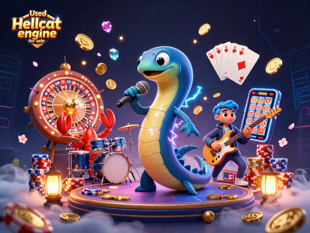 Engage with the thrill of the underwater casino featuring a Used hellcat engine for sale concept.