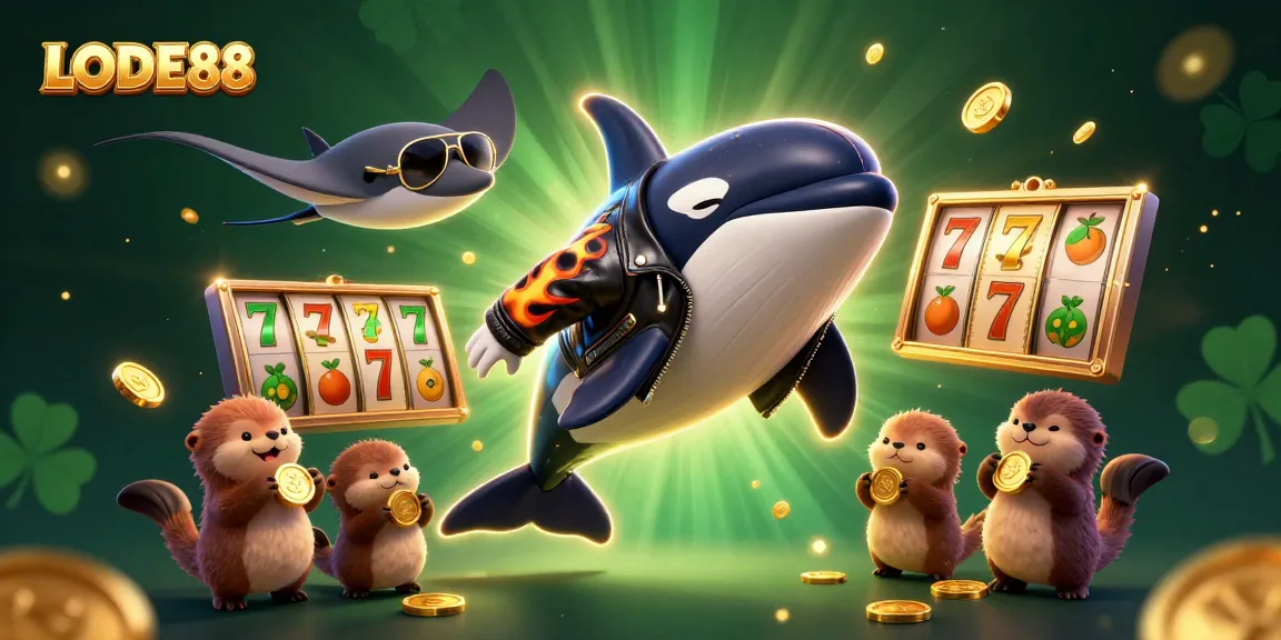 Engage with LODE88's thrilling slot experience featuring colorful characters and exciting game elements.
