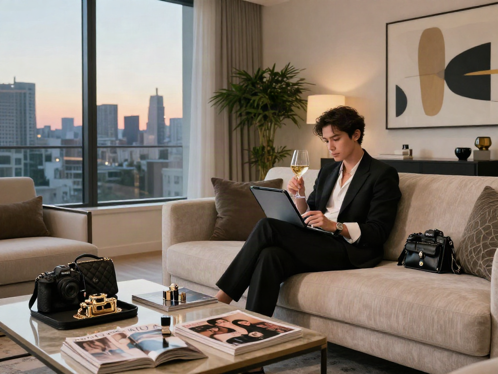 Menikmati suasana mewah dengan luxury111 di apartemen urban.