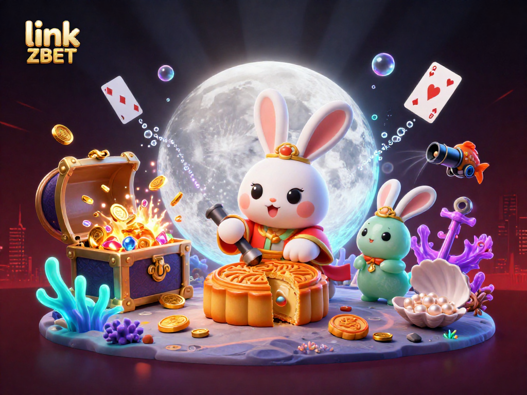 Engage with exciting games at link ZBET while enjoying a vibrant 3D casino scene filled with action.