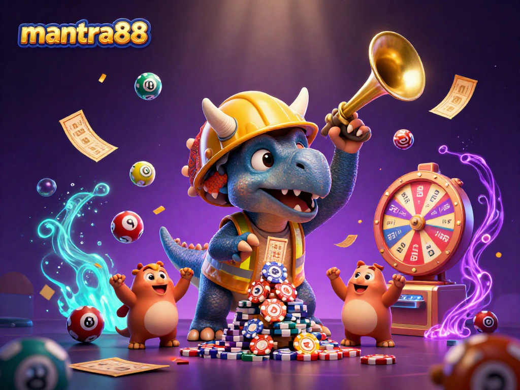 Engage in thrilling excitement at mantra88 with vibrant poker chips, lucky balls, and dynamic casino celebrations.