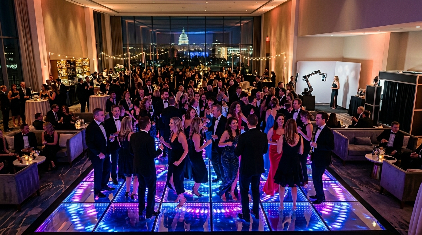 Dance Floor Rental with Stunning Visual Effects