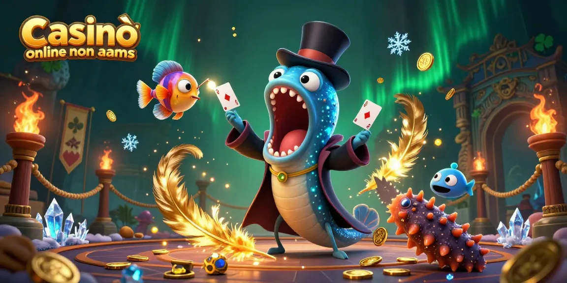 Giocando nei casinò online non AAMS, esplora i trucchi del mago con pesci fantastici.