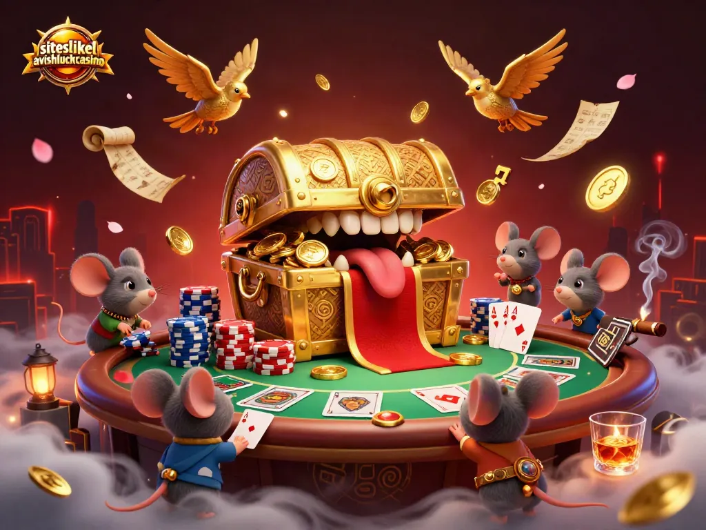 Engage with siteslikelavishluckcasino in a vibrant casino scene filled with immersive game elements.