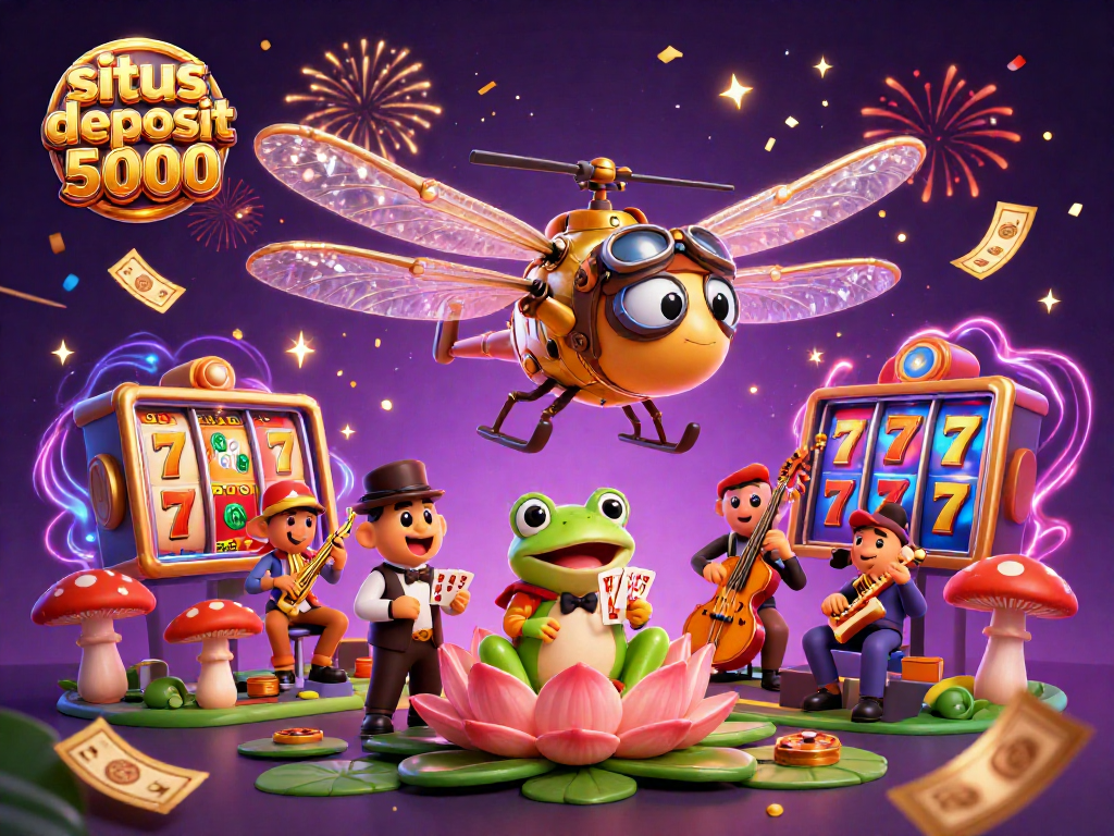 Play exciting games with situs deposit 5000 bonuses for new members in a vibrant casino scene.