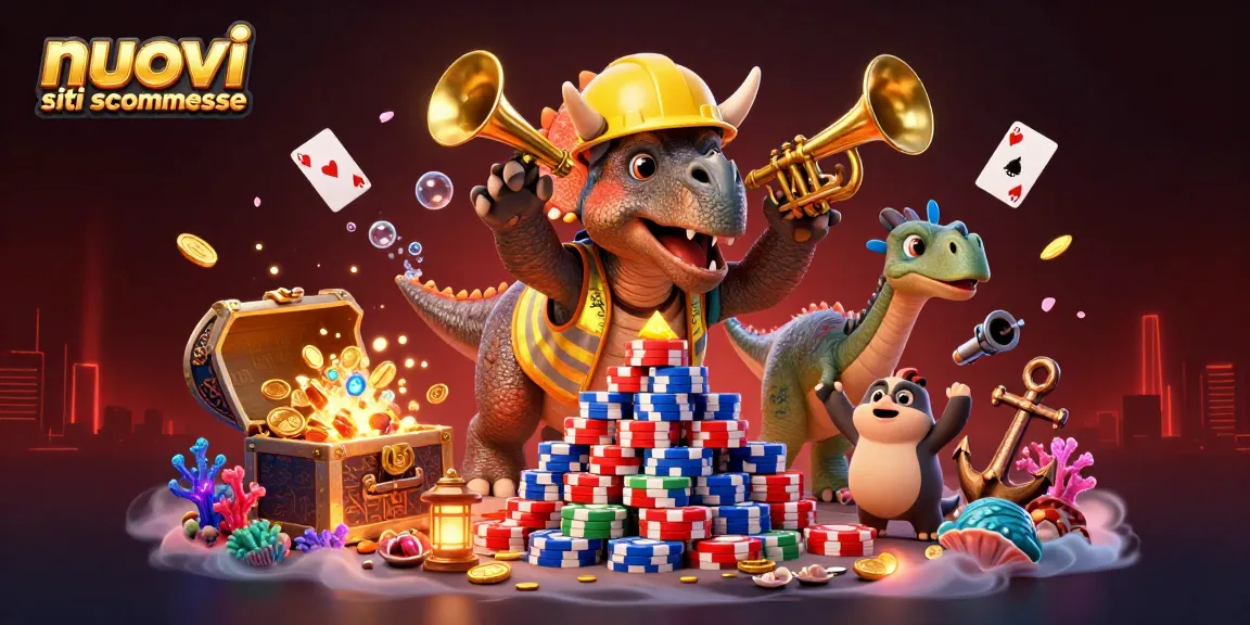 Scopri nuovi siti scommesse per il 2026 con triceratopo, festeggiamenti e ricchezze al casinò.