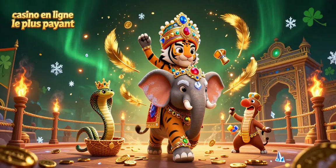 Jouez au casino en ligne le plus payant avec des personnages colorés dans un environnement vibrant et dynamique.