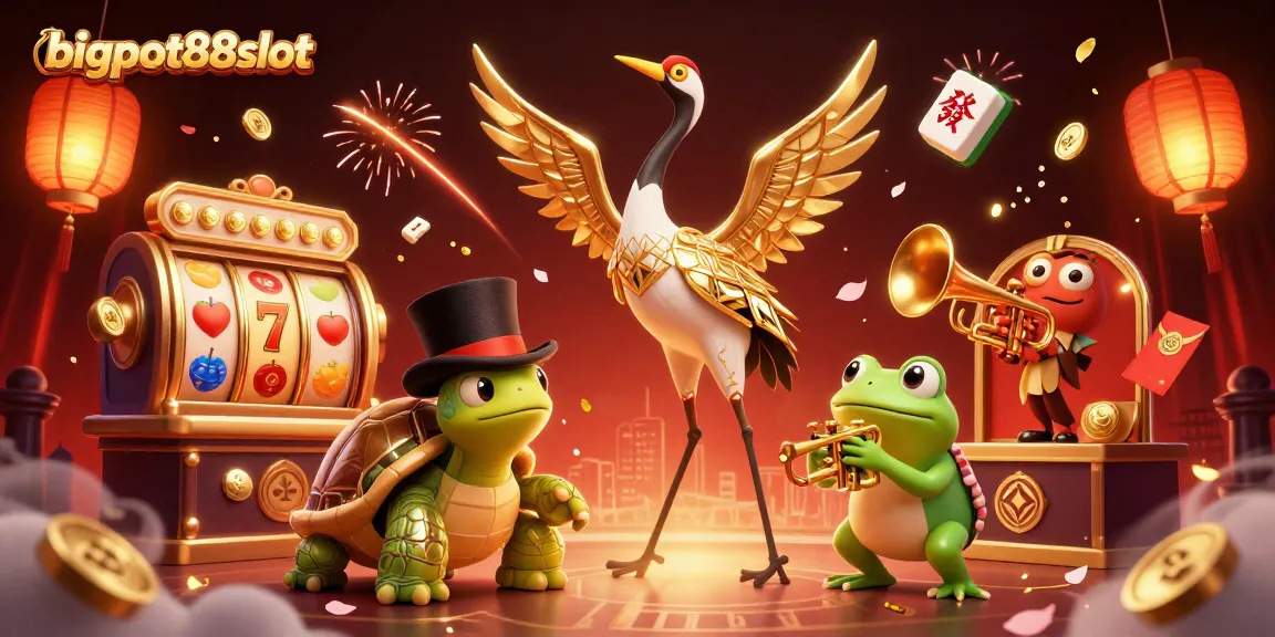 Menangkan jackpot di bigpot88slot dengan simbol keberuntungan dan suasana kasino yang memikat.