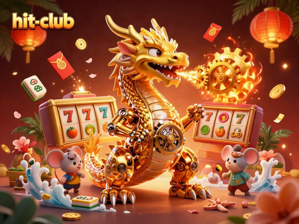 Experience the hit-club excitement with our vibrant slot games and golden dragon theme!