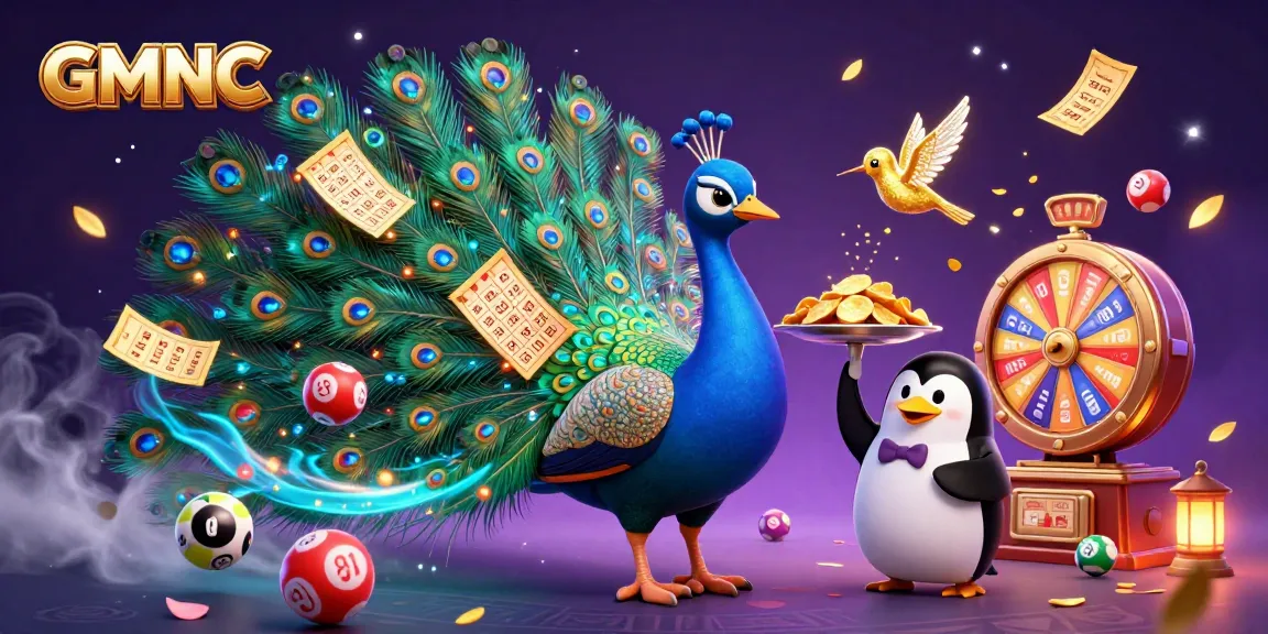 Engage with GMNC's vibrant gaming scene featuring lively lottery elements and captivating characters.