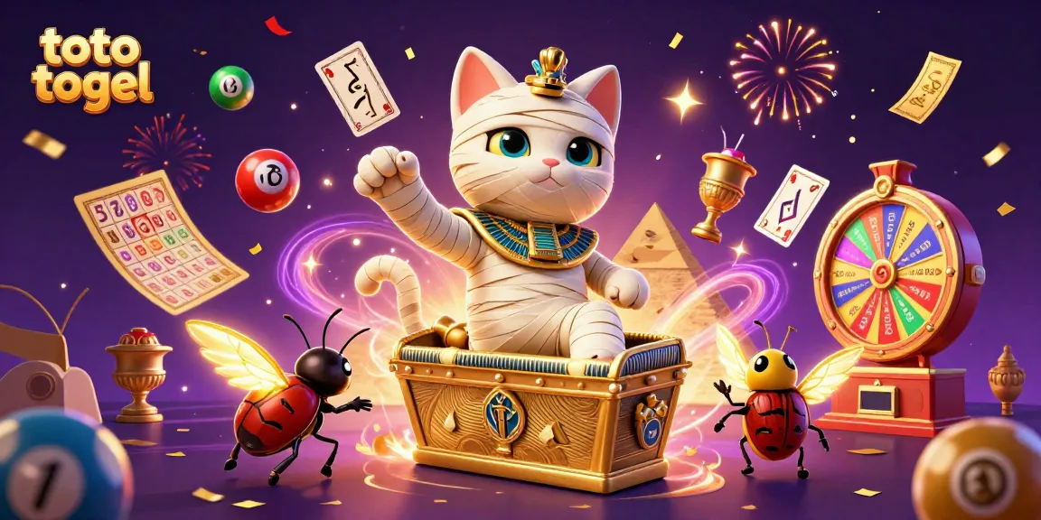 Menangkan toto togel dengan kucing mumi Mesir dan efek permainan keberuntungan yang menakjubkan.