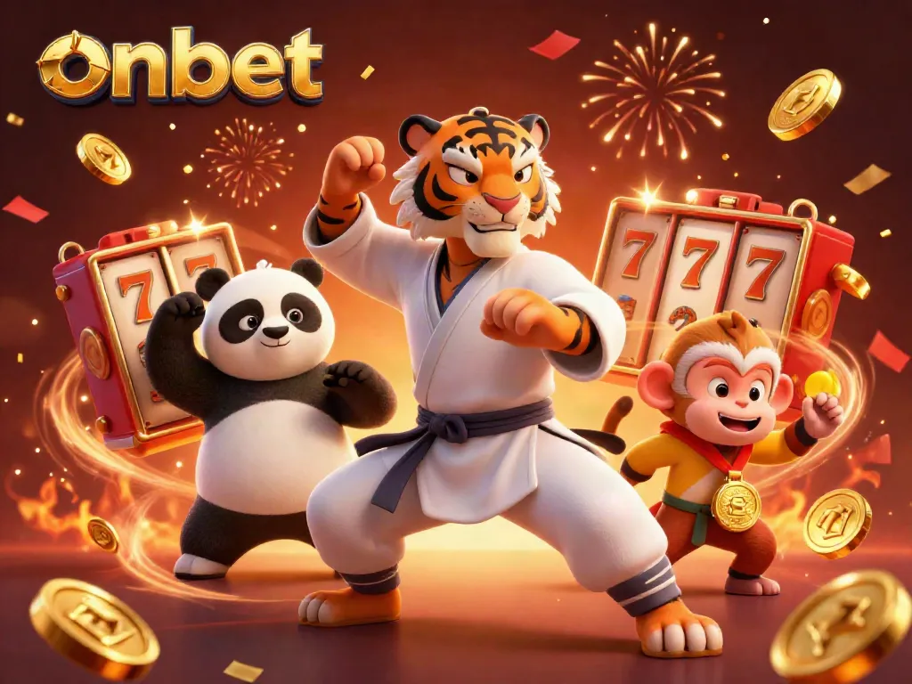 Engage with thrilling gameplay at onbet while enjoying vibrant casino elements and characters in action.