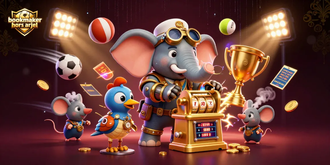 Placer des paris sur un bookmaker hors arjel avec une ambiance dynamique de sports et de jeux