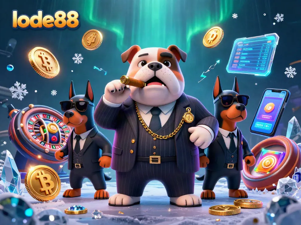 Experience the thrilling gaming atmosphere at lode88 with dynamic casino characters and vibrant elements.