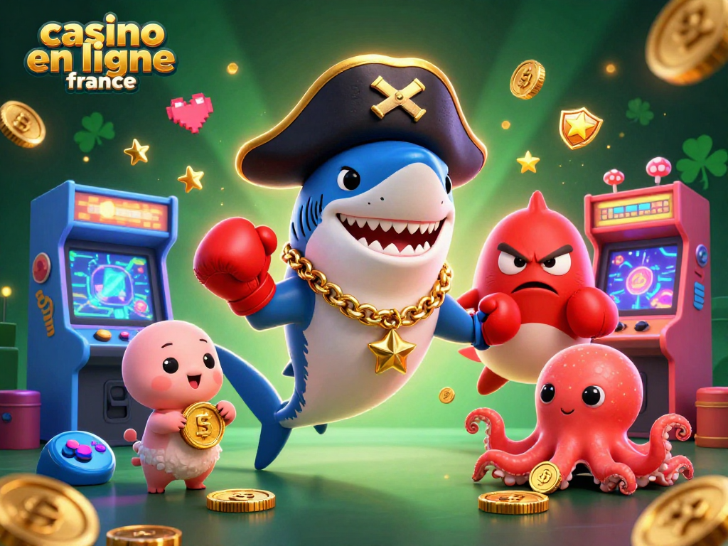 Jouez au casino en ligne France avec des personnages ludiques et des éléments de jeu captivants.