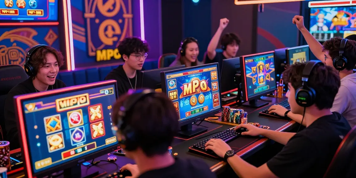 Exciting players enjoyed playing slot MPO games in a vibrant online casino atmosphere.