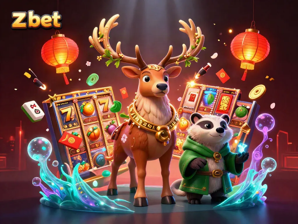 Experience thrilling gameplay with z bet at a vibrant online casino featuring stunning 3D characters and game elements.
