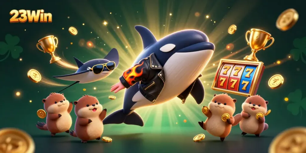 Experience thrilling slots at 23Win Casino with colorful reels and dynamic bonuses.