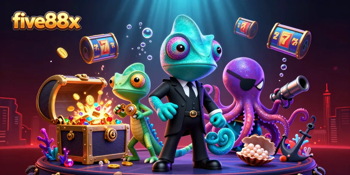 Engage in exciting gameplay at five88x with vibrant casino elements and stunning underwater scene