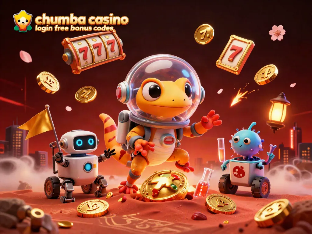 Engage and win with chumba casino login free bonus codes amid vibrant 3D casino scenes filled with excitement.