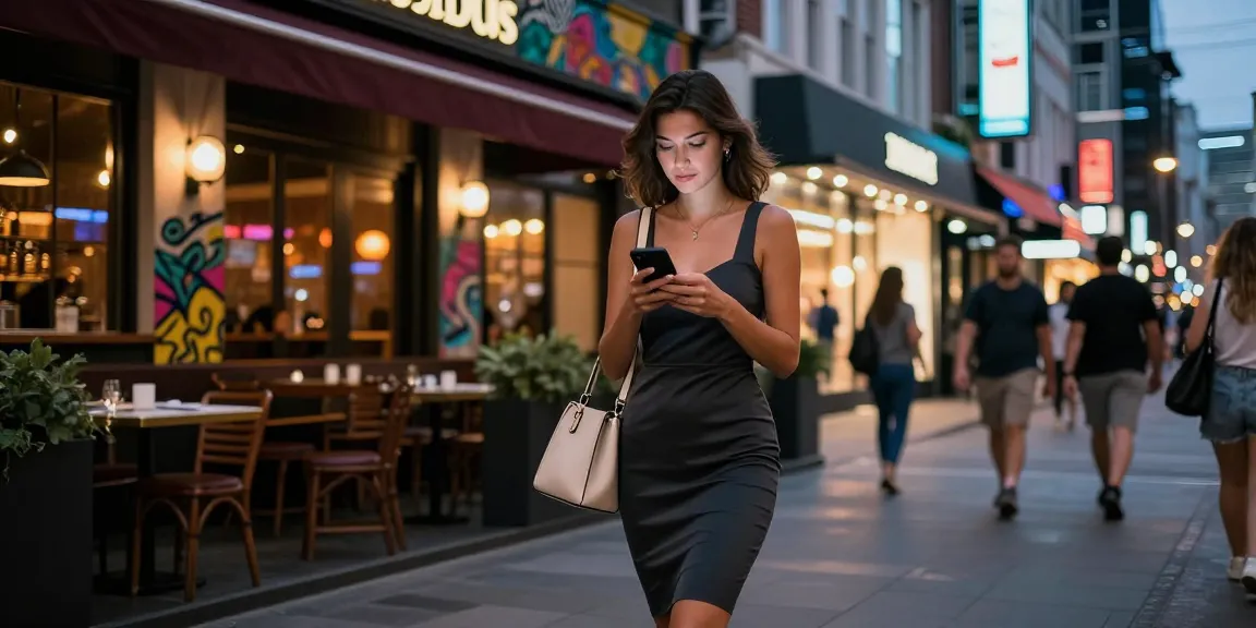 Gái gọi trong không gian đô thị sôi động, lấn át ánh đèn neon.