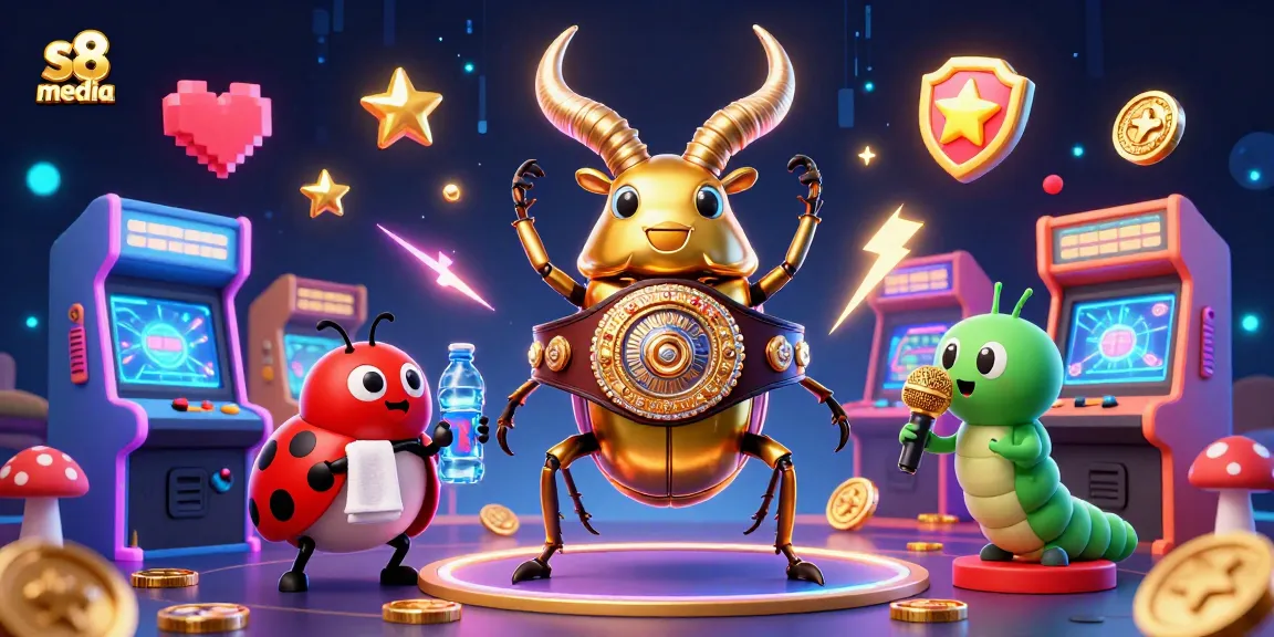 Engage with the vibrant gaming scene at s8 media, showcasing unique characters in a casino atmosphere.
