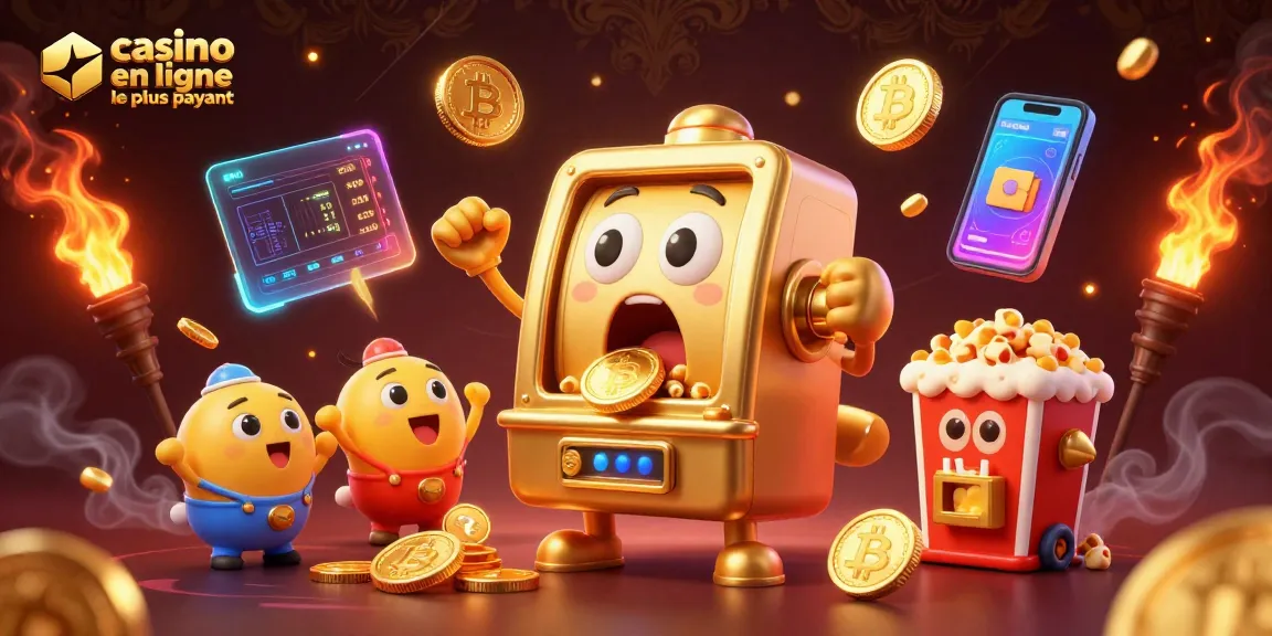 Jouer au casino en ligne le plus payant avec des machines à sous gagnantes et des symboles de crypto-monnaies.