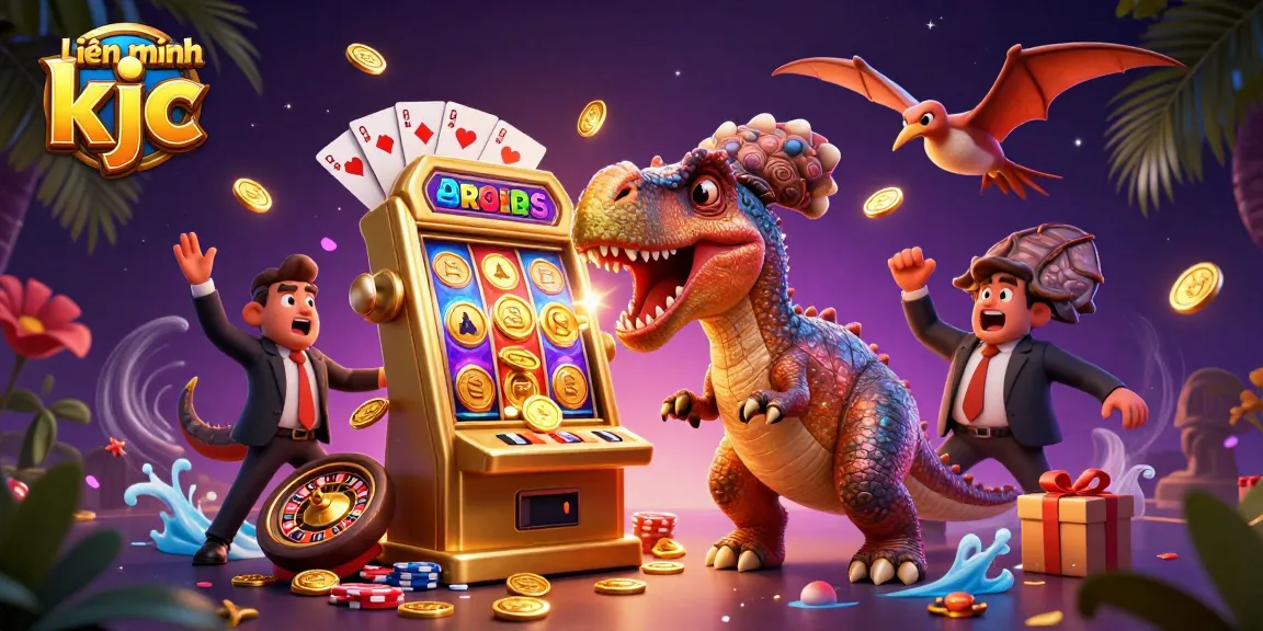 Experience the thrilling Liên minh kjc gambling scene with dynamic characters and vibrant casino elements.