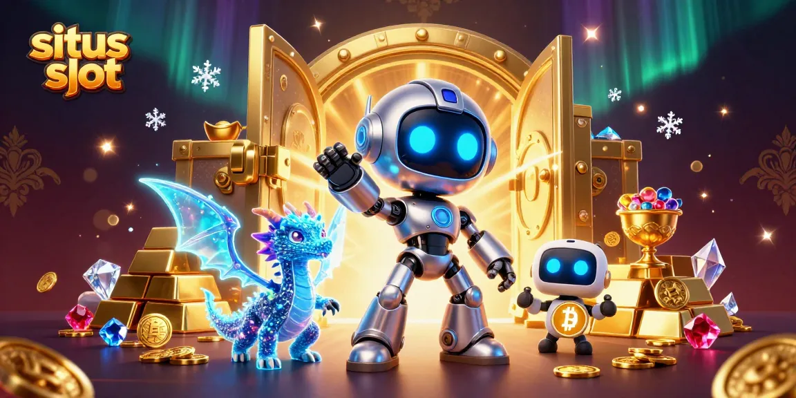 Menangkan hadiah besar di situs slot dengan robot sibernetika dan harta karun berkilau!