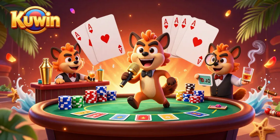 Experience the thrill of Kuwin at a vibrant casino club with hyenas.