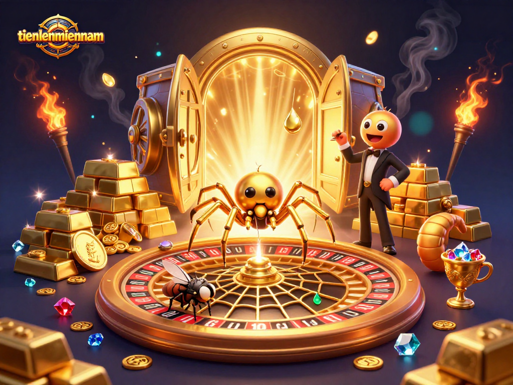 Engage with the thrilling world of tienlenmiennam as players spin the roulette wheel and place bets nervously.
