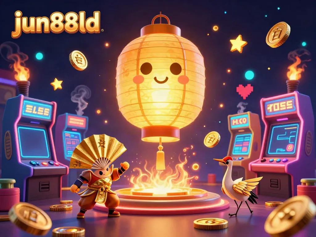 Experience vibrant online gaming at jun88ld with a golden lantern spirit and exciting game elements.