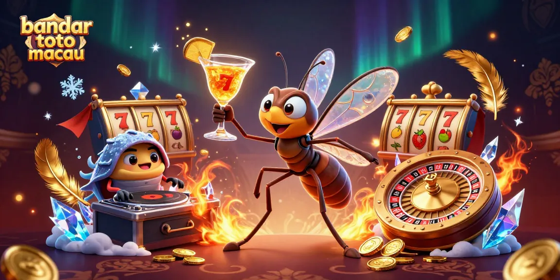 Engage with the vibrant bandar toto macau gaming scene with dynamic casino characters and elements.