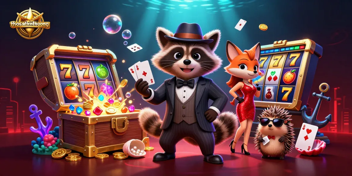 Experience thrilling gameplay with thosantienthuong in this vibrant 3D casino scene.